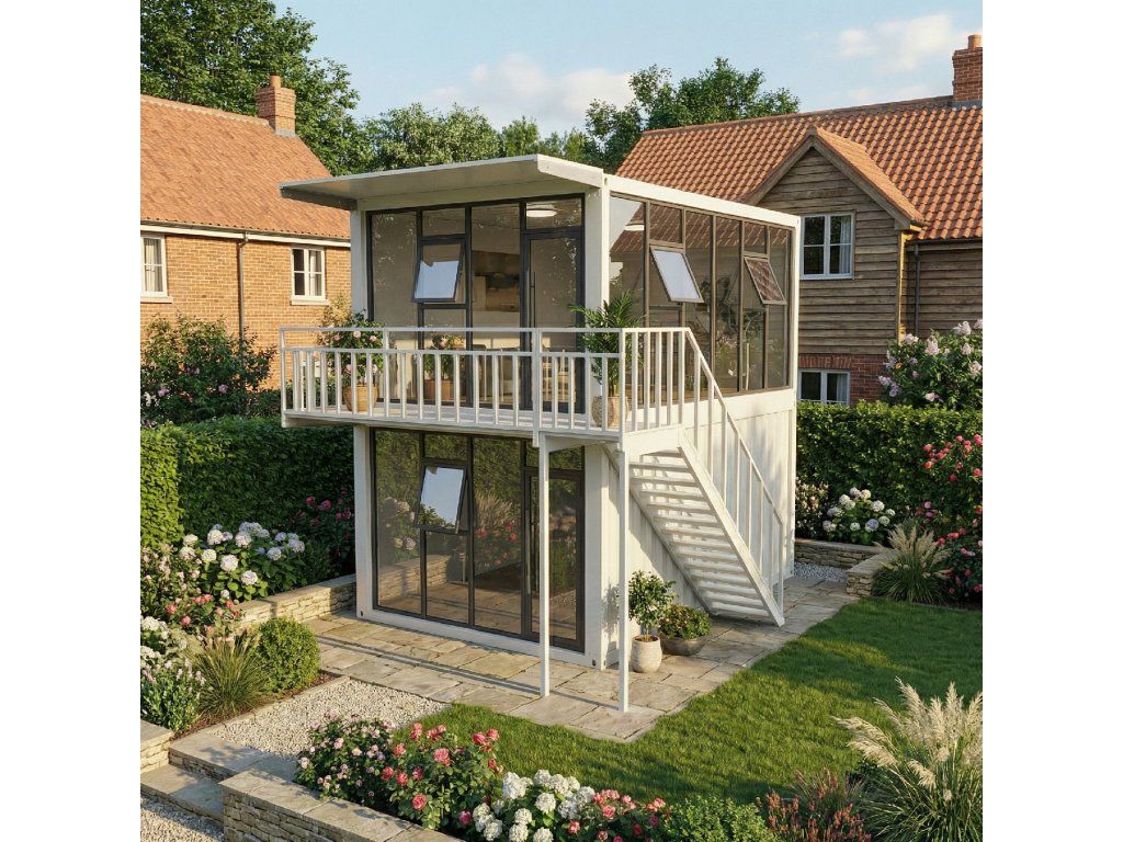 Zahradní domek DOUBLE PREMIUM GLASS 36 m²