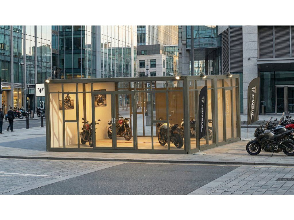 Modulový showroom PREMIUM GLASS 36 m²