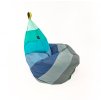 Sedací vak Patchwork ocean – zero waste puf ve tvaru křesla na doma i ven