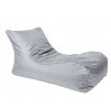 Sedací vak na ležení XXL světle šedý – pohodlné herní křeslo a relaxační vak do domu i na zahradu
