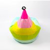 Sedací vak Patchwork bonbon – ZERO WASTE pohodlie na doma aj von