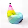 Sedací vak Patchwork bonbon – ZERO WASTE pohodlie na doma aj von
