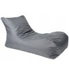 Sedací vak na ležanie XXL sivý – herné kreslo a relaxačný vak do domu aj na záhradu