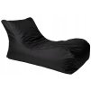 Sedací vak na ležanie XXL čierny – herné kreslo a relaxačný vak do domu aj na záhradu
