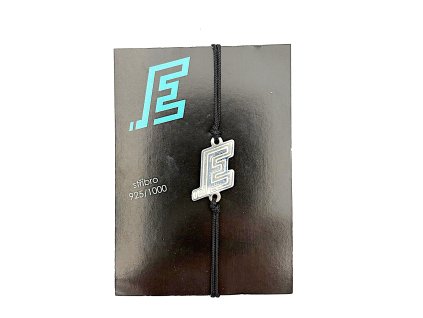 Náramek stříbrný E