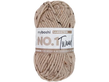 Pískovec klubko Myboshi příze No.1 Tweed Sandstein