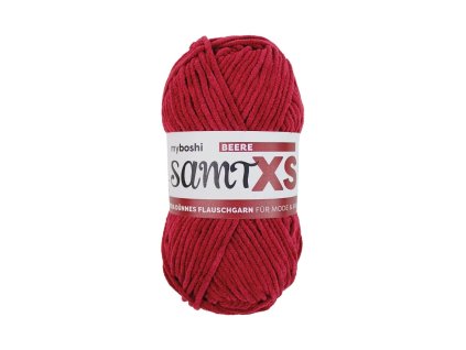 05 Bobule klubko Myboshi Příze SamtXS Beere WXS835