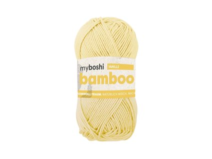 04 Vanilka klubko Myboshi Příze Bamboo Vanille WB213