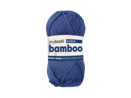 15 Borůvka klubko Myboshi Příze Bamboo Blaubeere WB257