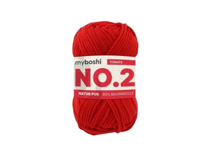 10 Rajče klubko Myboshi příze No.2 Tomate W2320