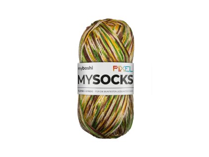 05. Copper klubko Myboshi příze Mysocks Pixel Copper