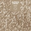 Béžová čtverec Myboshi příze Alpaca Twist Beige