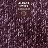 Burgundy čtverec Myboshi příze Alpaca Twist Burgunder