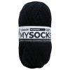 06. Černá klubko Myboshi příze Mysocks Schwarz