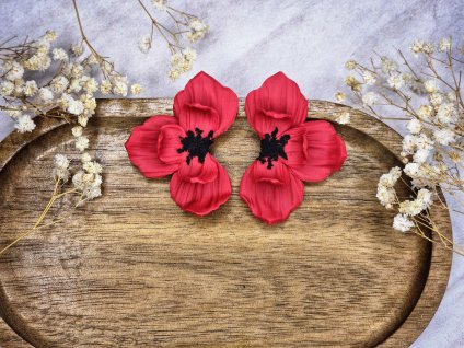 Kvety - veľké - polky