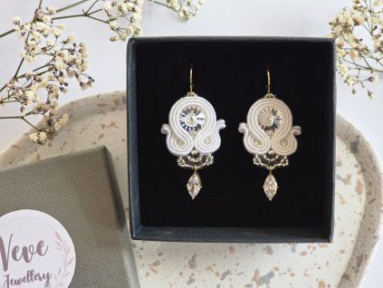 Soutache Biela symfónia