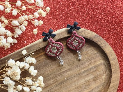 Náušnice Christmas Luxe Ornaments