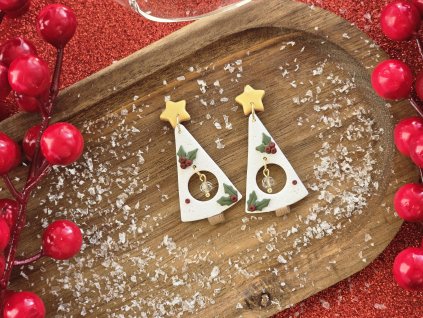 Biely stromček so zvončekom