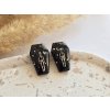 Coffin Charm – náušnice s kostričkou