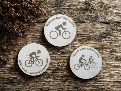 Dřevěné podtácky - různé druhy