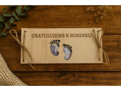 drevena darkova obalka na penize gratulujeme k miminku