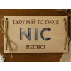 Obálka na peníze - nic