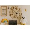 drevene nastenne hodiny harry potter
