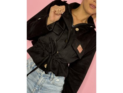 Trendy bunda Agatha - černá