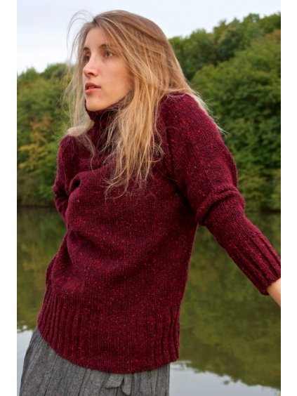 Cinnamon Turtleneck Svetr ovčí vlna 1 e1538923101759