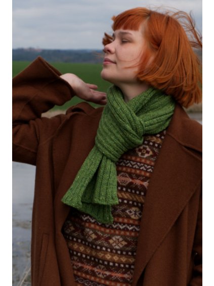 Dámská šála z ovčí vlny (Barva hlavní GREENCASTLE (4885), Velikost UNIVERZÁLNÍ)