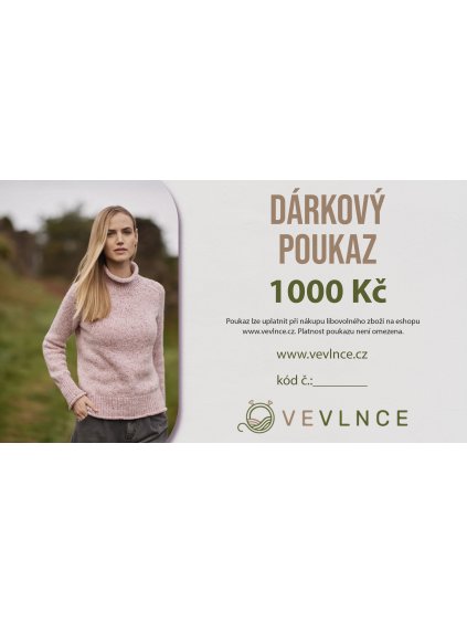 Dárkový poukaz 1000 Kč