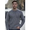 Pánský svetr z vlny merino a kašmíru - Moher (Velikost XL)