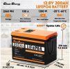 2 12v200ah bateria lithium n 5851