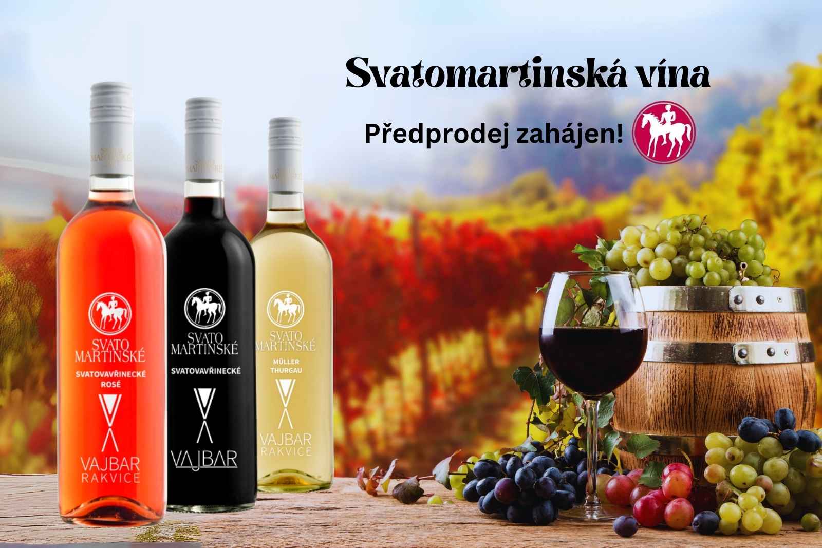 Svatomartinské víno 2025 předprodej - vinartsvi Vajbar, Rakvice