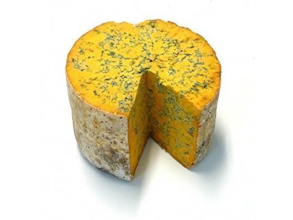 Shropshire Blue oranžový sýr s modrou plísní