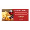 Dárkový poukaz 1000 Kč Vezeme sýry