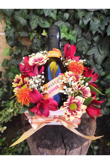 Flowerbox Bohemia Sekt ICE malý kulatý