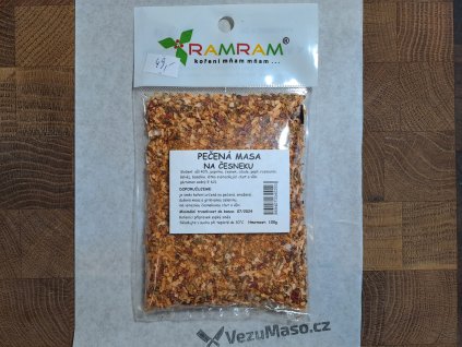 Pečená masa na česneku