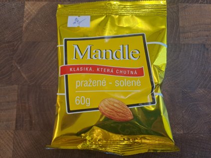 Mandle pražené solené