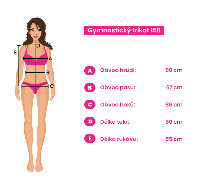 Gymnastický trikot 158