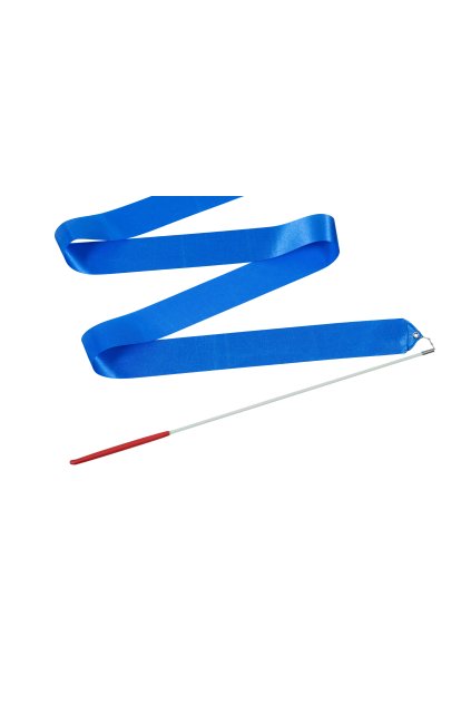 Dětská gymnastická stuha s tyčkou světle modrá 2 m