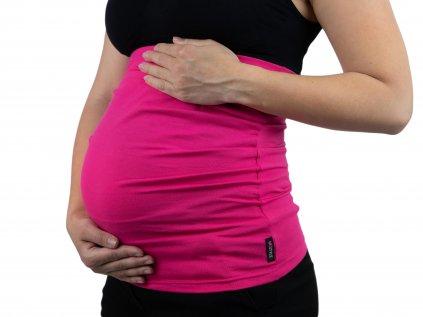 Těhotenský pás Comfort, růžový