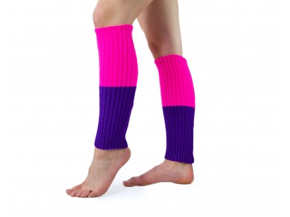 Návleky na nohy VFstyle 44 cm růžovo-fialové