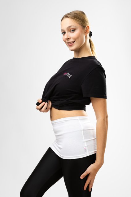 Ledvinový pás Bamboo, bílý