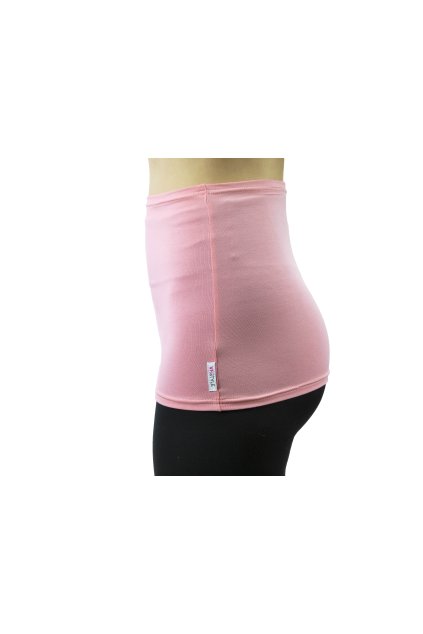 Ledvinový pás Bamboo, světle růžový