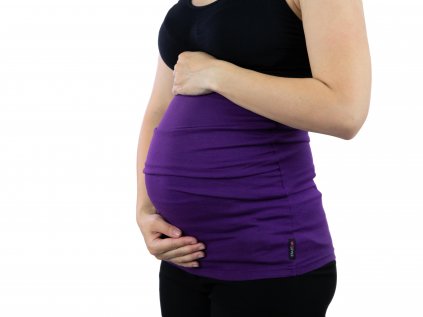 Těhotenský pás Comfort, fialový