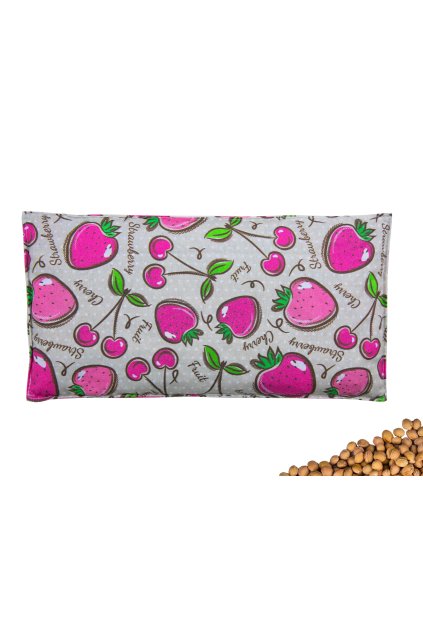 Nahřívací polštářek s třešňovými peckami 30x15 cm Fruit