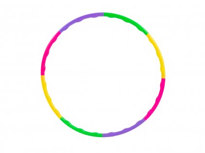 Dětská skládací obruč Hula hoop 66 cm color