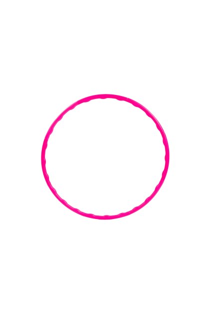 Dětská skládací obruč Hula hoop 66 cm růžová