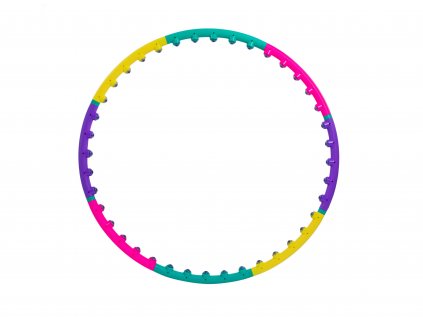 Masážní obruč Hula hoop 98 cm color